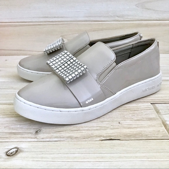 Michael Kors Shoes - Sz 6 Michael Kors Michelle Rhinestone Bow Sneakers